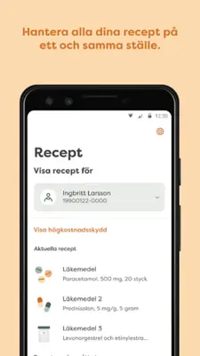 Kronans Apotek – Mina recept android App screenshot 3