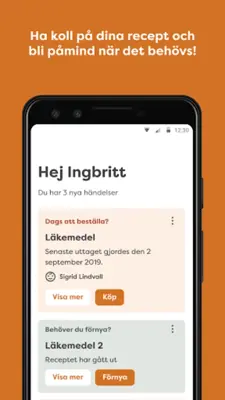 Kronans Apotek – Mina recept android App screenshot 4